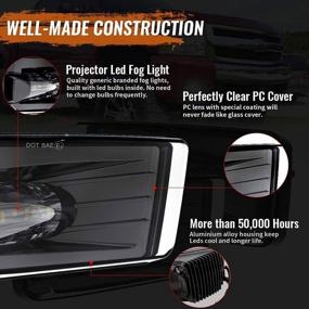 img 3 attached to BICYACO Chevrolet Silverado 2008 2014 Avalanche Lights & Lighting Accessories