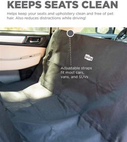 img 2 attached to Enhance Your Dog's Travel Experience with Outward Hound Auto Gear: Dog Car Booster Seat, Backseat Hammock, and Lift Harness