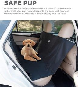 img 3 attached to Enhance Your Dog's Travel Experience with Outward Hound Auto Gear: Dog Car Booster Seat, Backseat Hammock, and Lift Harness