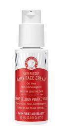 img 3 attached to 🌿 First Aid Beauty Skin Rescue Daily Face Cream: Lightweight Vegan Moisturizer with White Tea for Soothing Sensitive Skin and Supple Hydration (2 oz)