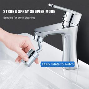 img 3 attached to ⚙️ Enhanced Universal 720° Rotating Sink Faucet Attachment – 2 Spray Modes with Leak Proof 55/64″ Female Thread Faucet Aerator