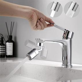 img 4 attached to ⚙️ Enhanced Universal 720° Rotating Sink Faucet Attachment – 2 Spray Modes with Leak Proof 55/64″ Female Thread Faucet Aerator