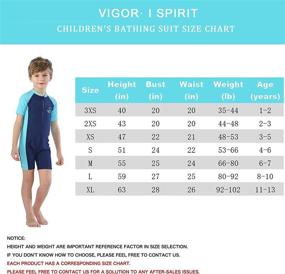 img 2 attached to 🏊 Boys' Swimwear - Karrack Guard Short Sleeve Swimsuit