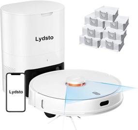 img 4 attached to Lydsto R1: The Ultimate Self-Emptying Robot Vacuum Cleaner with 🧹 Lidar Navigation and 2700Pa Suction, Perfect for Pet Hair and Carpets (White)