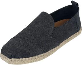 img 4 attached to 👟 Stylish TOMS Deconstructed Alpargata Washed Canvas: A Must-Have Footwear Choice