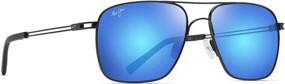 img 3 attached to 🕶️ Haleiwa Aviator Sunglasses by Maui Jim featuring Patented PolarizedPlus2 Lenses