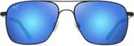 🕶️ haleiwa aviator sunglasses by maui jim featuring patented polarizedplus2 lenses логотип