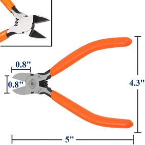 img 1 attached to 🔧 Профессиональные бокорезы диагонального типа 5 дюймов: точные проволочные резаки