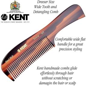 img 3 attached to 💇 Kent 10T Large Wide Tooth Comb – Ultimate Hair Detangler for Curly Hair, Beard, and Natural Hair Care