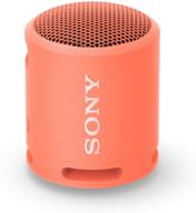 🔊 sony srs-xb13 водонепроницаемая bluetooth-колонка - кораллово-розовый (srsxb13/p), компактная и портативная с дополнительным басом логотип