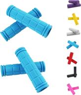 🚲 enhance your kid's bike experience with helonge non-slip rubber bike handlebar grips in 7 vibrant colors logo