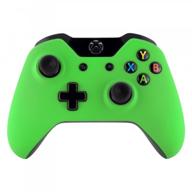 enhance your xbox one controller - custom 🎮 soft touch green top shell replacement kit by extremerate logo