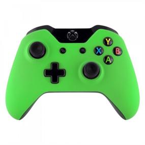 img 4 attached to Enhance Your Xbox One Controller - Custom 🎮 Soft Touch Green Top Shell Replacement Kit by eXtremeRate