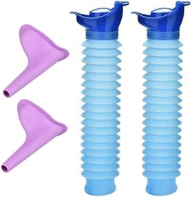 img 3 attached to 🚽 GUGELIVES Portable Reusable Emergency Urinal for Men and Women - Outdoor Shrinkable Urinal Bottle ideal for Travel, Camping, Traffic Jams, and Queuing