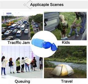 img 1 attached to 🚽 GUGELIVES Portable Reusable Emergency Urinal for Men and Women - Outdoor Shrinkable Urinal Bottle ideal for Travel, Camping, Traffic Jams, and Queuing