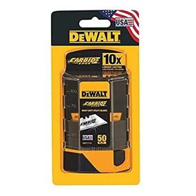 img 2 attached to 🔪 DEWALT DWHT11131L Utility Blades - 50 Pack, 2-Point, 3/4In L, Premium Quality Blades for Versatile Cutting