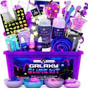 img 4 attached to 🌌 Galactic Glamour: Discover Original Stationery's Galaxy Glitter Collection