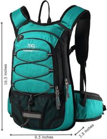 img 2 attached to 🎒 Mubasel Gear Insulated Hydration Backpack with 2L BPA Free Bladder - Ideal for Running, Hiking, Cycling, and Camping