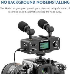 img 2 attached to 🎤 Saramonic SR-XM1 микрофон с нунаправленной диаграммой направленности 3.5 мм TRS: идеально подходит для зеркальных камер, камкордеров, CaMixer, SmartMixer, LavMic, SmartRig+, UWMIC9, UWMIC10 и UWMIC15