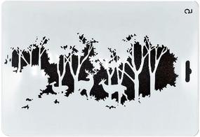 img 4 attached to 🎄 OBUY Christmas Layering Stencils: Elevate Your Decorative Holiday Crafts