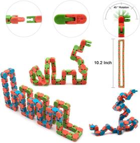 img 1 attached to 🎁 Набор сенсорных антистресс игрушек из 5 предметов для подростков, детей и взрослых - включает в себя Бесконечный куб, Головоломку-шар, Кубик-антистресс, игрушки для снятия стресса и тревоги - идеально подходит в качестве призов в сундуке сокровищ, заполнителей пиньяты и подарков в пакетиках.