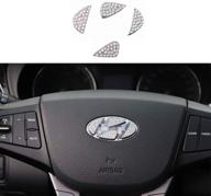 💎 enhance your hyundai's interior with topdall steering wheel bling crystal diamond accessory sticker logo