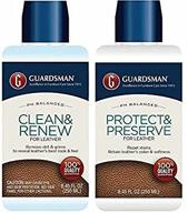 🧴 leather care bundle: leather cleaner and protector for guardsman products logo