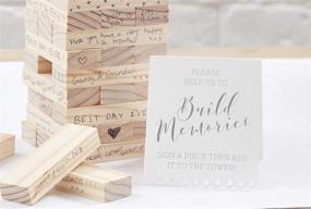 img 1 attached to 📔 Gorgeous Botanics - Ginger Ray Memory Block Guest Book, Perfect Alternative for Weddings