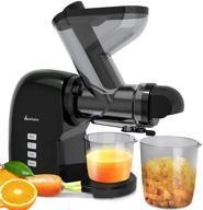 🍊 aihom slow juicer: masticating machine with 2-speed modes and easy cleaning logo