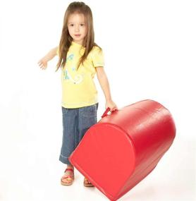img 3 attached to Red Foamnasium Mailbox: Durable 📦 and Fun Play Equipment for Kids