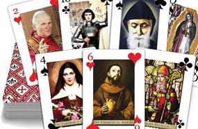 img 2 attached to 🙏 Sacred Saintly Deck: Holy Playing Cards for Spiritual Inspiration