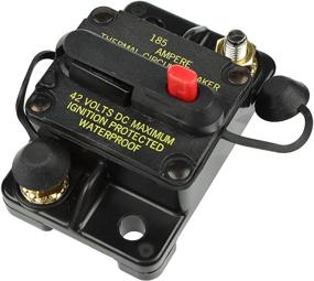 img 1 attached to Bussmann CB185-50 CB185 Series Automotive Circuit Breaker: 50 Amps, Blade Terminal Connection - Plug In Mounting for Efficient Performance