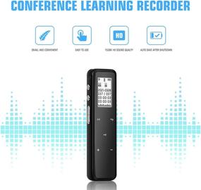 img 3 attached to Recorder Activated Lectures Recording Microphones Portable Audio & Video