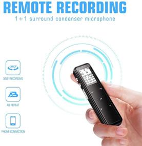 img 2 attached to Recorder Activated Lectures Recording Microphones Portable Audio & Video