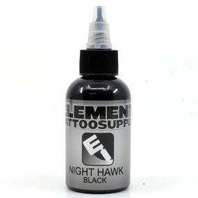 img 2 attached to 🖤 Dive into the Shadows with Element Tattoo Supply's Nighthawk Dark Black Ink - Perfect for Lining, Shading, and Color Tattooing in 1oz Size