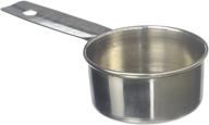 stainless steel measuring cup by tablecraft - 1/4 cup size logo