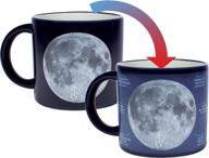 🚀 heat changing moon mug astronauts: sip your coffee in outer space style! логотип