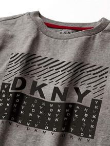 img 1 attached to DKNY Boys T Shirts Classic White Boys' Clothing and Tops, Tees & Shirts