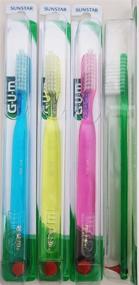 img 1 attached to 🦷 Get the Best Oral Care with GUM 411 Classic Toothbrush Full – Soft – with Stimulator (6 Pack)