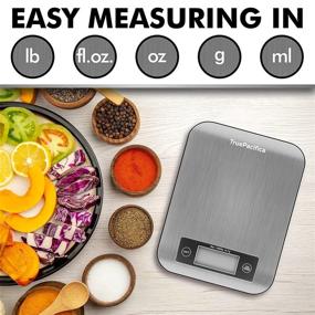 img 2 attached to 🍲 22lb Digital Food Scale - Measure Perfect Recipes with Grams and Ounces - Ideal for Baking, Cooking, Weight Loss, and More!