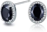 💎 platinum plated cubic zirconia earrings: girls' jewelry accessories in earrings logo