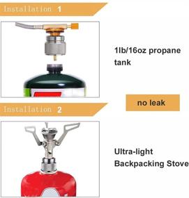 img 3 attached to BETTERONE Camping Stove Adapter Backpacking