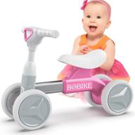 🚲 baby balance bike toys for 1 year old girls boys: no pedal infant bicycle for 12-36 months - 1st birthday gift in blue logo