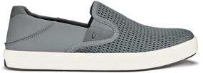 img 4 attached to OLUKAI Laeahi Pavement 11: Premium Men's Loafers & Slip-Ons for Excellent Comfort and Style