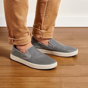 img 3 attached to OLUKAI Laeahi Pavement 11: Premium Men's Loafers & Slip-Ons for Excellent Comfort and Style