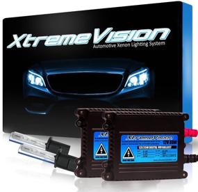 img 4 attached to Xtremevision 35W DC Xenon Bundle With Slim Ballast (1 Pair) And H1 30000K - 30K Deep Blue Xenon Bulbs (1 Pair)