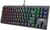 ultimate cp3 gaming keyboard: 87-key mechanical keyboard with rgb backlighting, anti-ghosting, and blue switches - perfect for laptop, windows, pc games, and work логотип