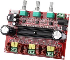 img 4 attached to 🔊 Clyxgs TPA3116D2 2.1 Digital Power Amplifier Board - 2x80W+100W Bass Audio Stereo AMP Module for DIY Audio System Speakers (12-26V)