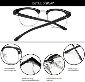 img 3 attached to Eyeglasses Transparent Lightweight Professional Smartphone Computer Accessories & Peripherals