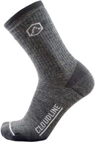 img 4 attached to 🧦 Носки для походов CloudLine Merino: Идеальный спутник для активного отдыха на свежем воздухе